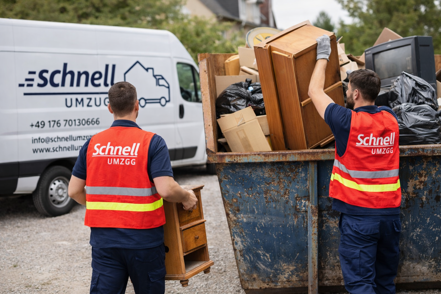 Entrümpelung im Innenbereich mit Team von Schnell Umzug